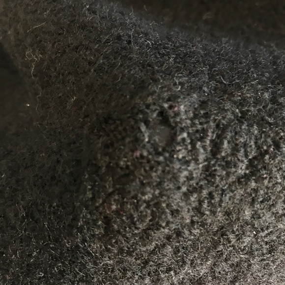 Liz Claiborne Black Coat With Hoodie sz 8 - Picture 8 of 8